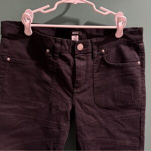 BDG blue utility pants w/ ankle zip